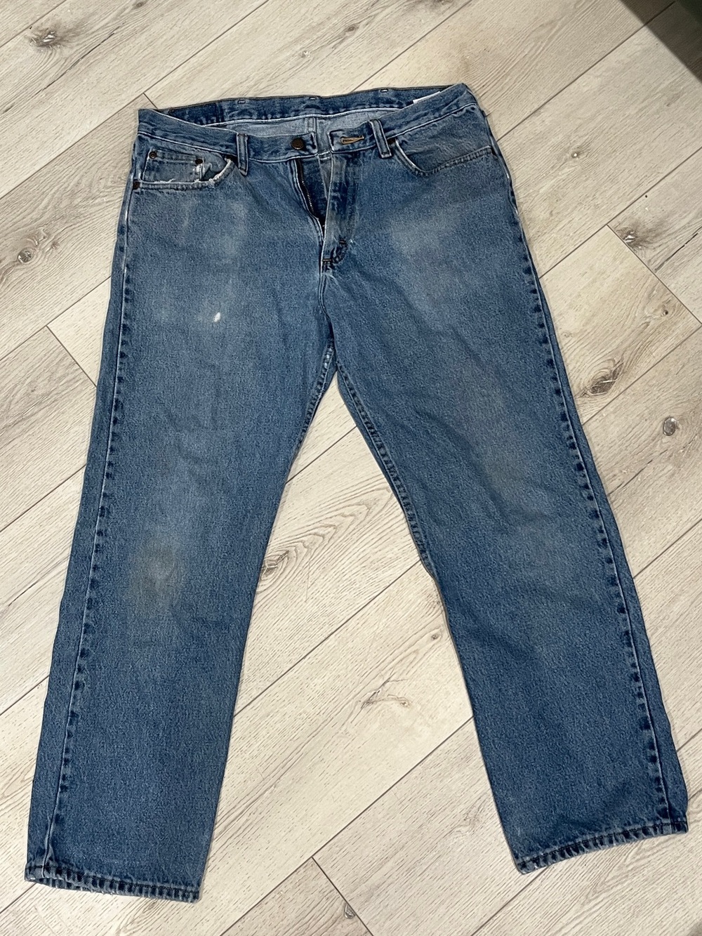 Men's relaxed fit Wranglers